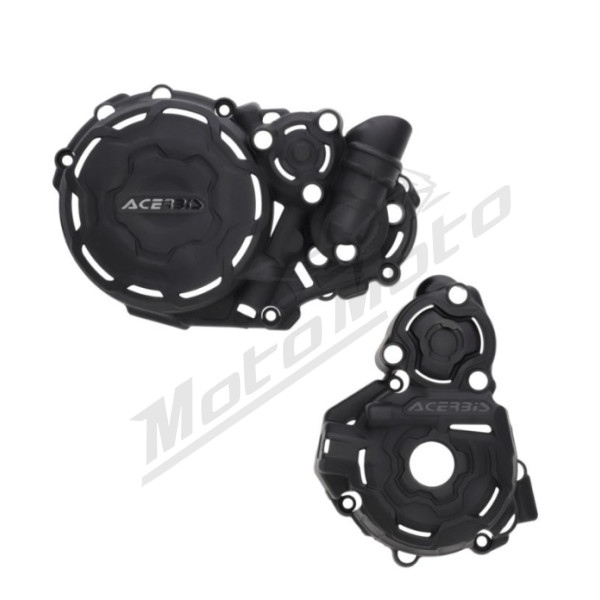 Acerbis engine guards (clutch and alternator cover guard) Suzuki DR-Z4S / DR-Z4SM 25-> Black