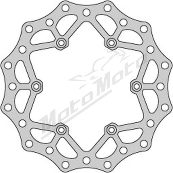 DELTA BRAKING galinis stabdžių diskas (220x110x4mm) KTM / Gas Gas 125-450 91-21