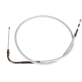 MAGNUM SHIELDING Chrome Idle Cable Harley Davidson FLS / FLST / FLSTC / FLSTSC / FXST / FXSTS / FXDL 1450/1690 00-17 78cm