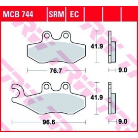 BRAKE PADS TRW MCB744SRM