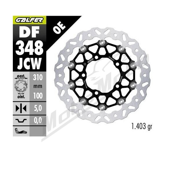 GALFER Priekinis stabdžių diskas Suzuki GSX-R / VSR 600-1800 05-08