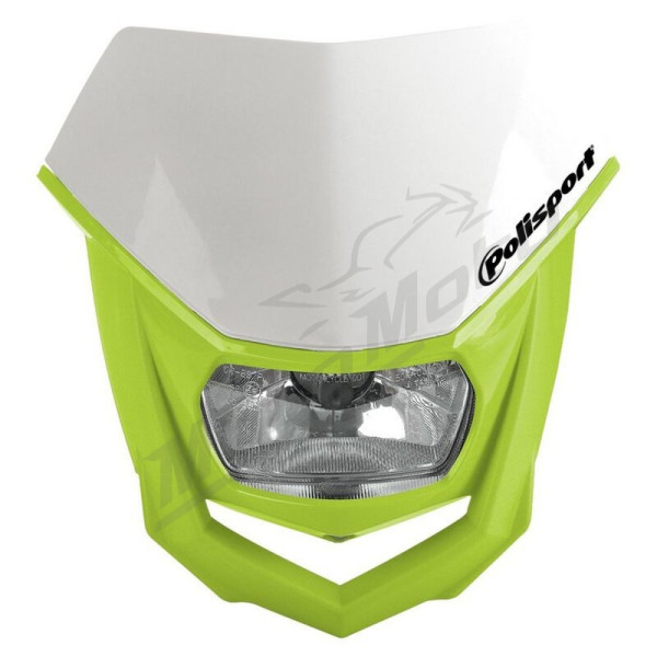Polisport promotion halo model headlamp (halogen bulb) color white/fluo