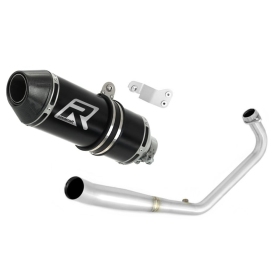 Honda CB 125 R 2018-2020 Dominator Full Exhaust System HP3 BLACK + dB killer