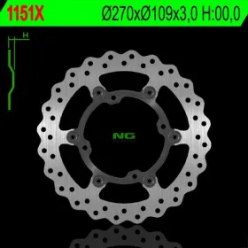 NG Front Floating Brake Disc 270X109X3,0mm Kawasaki / Peugeot 50-450cc 05-24