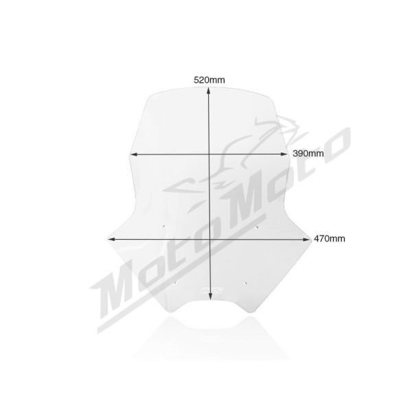 WRS Windscreen for Scooter Clear Honda NSS 750 ABS 21-24