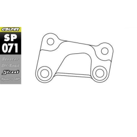 GALFER Brake disc/caliper adapter Ø330mm right Harley Davidson