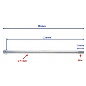 Stud M14 (length 320mm)