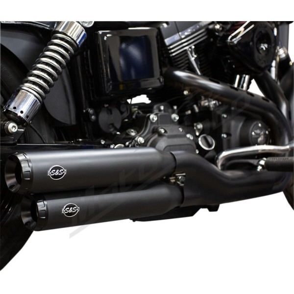 S&S CYCLE Grand National Slip-On Mufflers Harley Davidson FXDF / FXDFSE2 / FXDL 1584-1800cc 08-17
