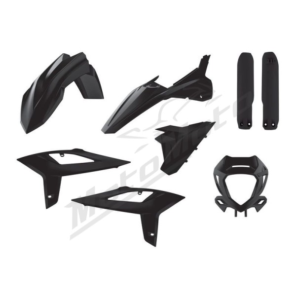 Polisport plastic kit Beta RR 125/480cc (2020-2021) Black