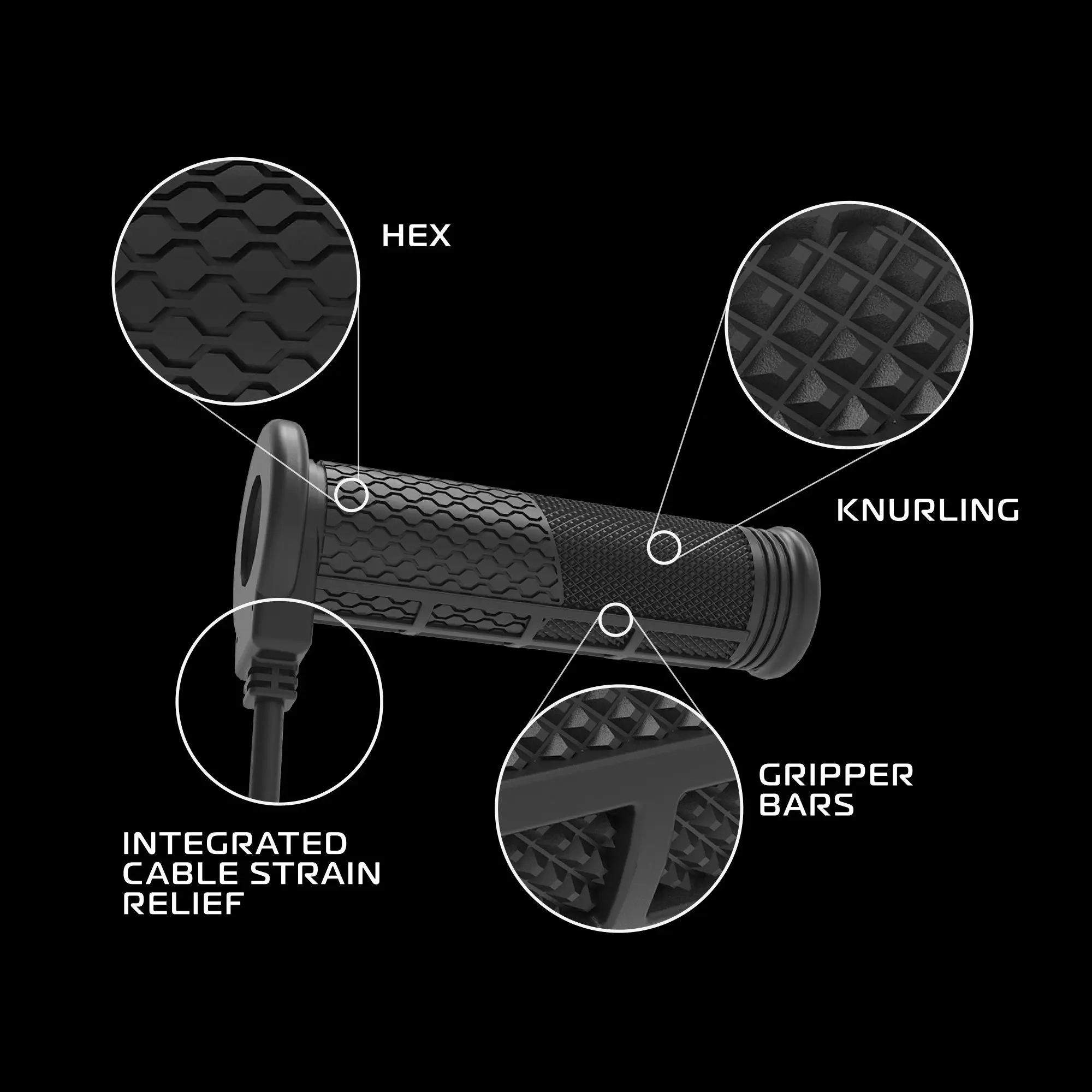Oxford HotGrips Pro 2.0 Adventure 123mm