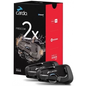 Cardo Freecom 2x Duo Communication System Double Pack