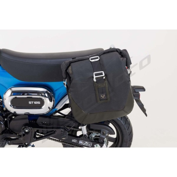 SW-MOTECH Legend Gear LC2 Side Bag System Black Edition (Left) Honda ST 125 23-24