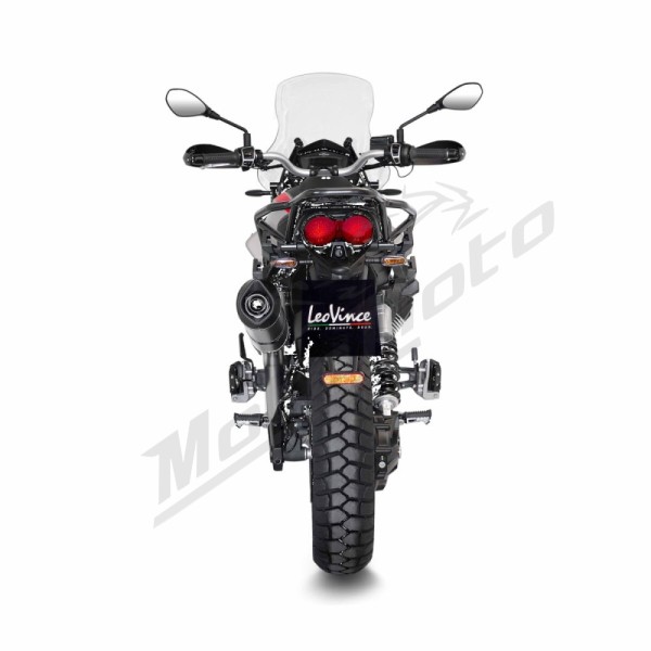 LEOVINCE LV One Evo Stainless Steel Slip-On Muffler MOTO GUZZI V85 850 18-25