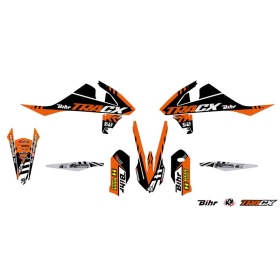 UFO  plastikų komplektas KTM SX/SX-F 125-450 16-19