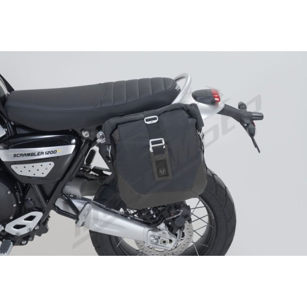 SW-MOTECH Legend Gear LC2 Side Bag System Black Edition (Left) Triumph Scrambler 1200 19-26