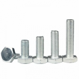 Galvanized steel bolts M7 50pcs