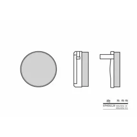 BREMBO Street Carbon Ceramic Brake pads HONDA CB 750 K FOUR 1970-1976