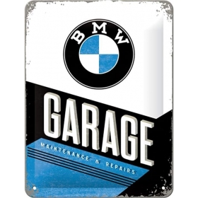 Metal tin sign BMW GARAGE 15x20