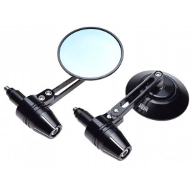 UNIVERSAL HEBE MIRRORS WITH SLIDERS Ø81MM 2pcs.