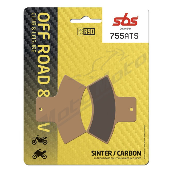 SBS ATS All-Terrain 755ATS Sintered Brake Pads Polaris Magnum / Scrambler / Sportsman / Trail Blazer / Xplorer 250-500cc 98-13