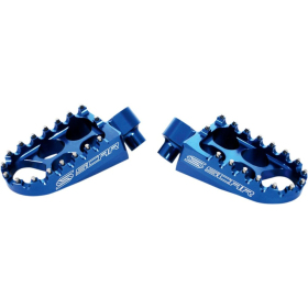 SCAR Standard Drivers Footpegs Blue Fantic / Yamaha / Alta 85-450 97-26