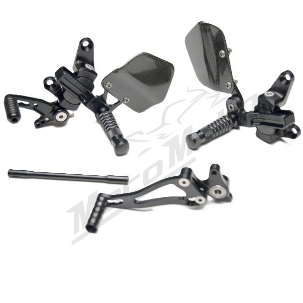 GILLES TOOLING Adjustable Rearset Ducati 848 / 1198 / 1098 07-13