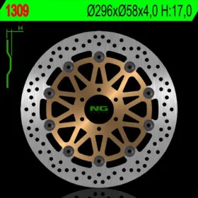 NG Front Floating Brake Disc 296X58X4mm Honda VTR 250cc 98-13
