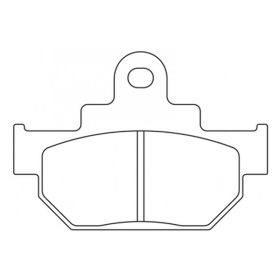 CL BRAKES 2387S4 stabdžių trinkelės SUZUKI GZ / VL 125-250 98-11