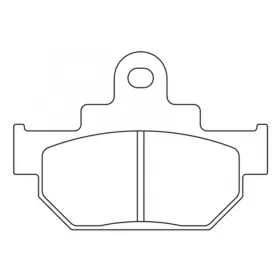 CL BRAKES 2387S4 Street Sintered Metal Brake pads SUZUKI GZ / VL 125-250 98-11