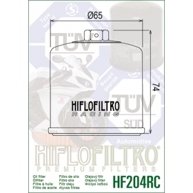 Tepalo filtras HIFLO HF204RC YAMAHA/ KAWASAKI/ HONDA/ SUZUKI/ TRIUMPH 250-1900cc 1999-2021