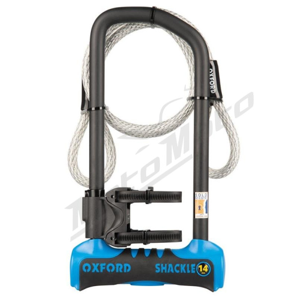 Oxford anti-theft security padlock shackle 14 pro u-lock 320x177mm