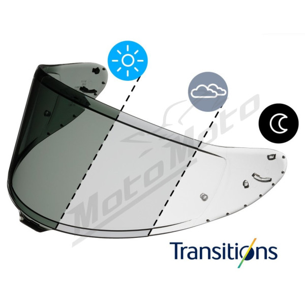 Helmet Visor Shoei CWR-F2PN Photochromic NXR 2