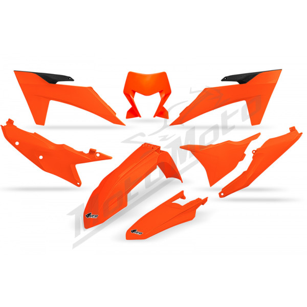 UFO Plastics set neon orange KTM EXC / EXC-F 150-500 23-24