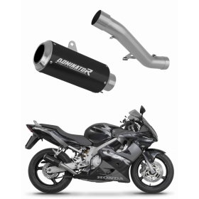 Honda CBR 600 F4i 2001-2006 Dominator Exhaust Silencer Muffler GP BLACK + dB killer