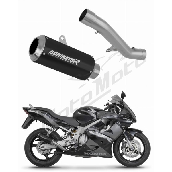 Honda CBR 600 F4i 2001-2006 Dominator Exhaust Silencer Muffler GP BLACK + dB killer