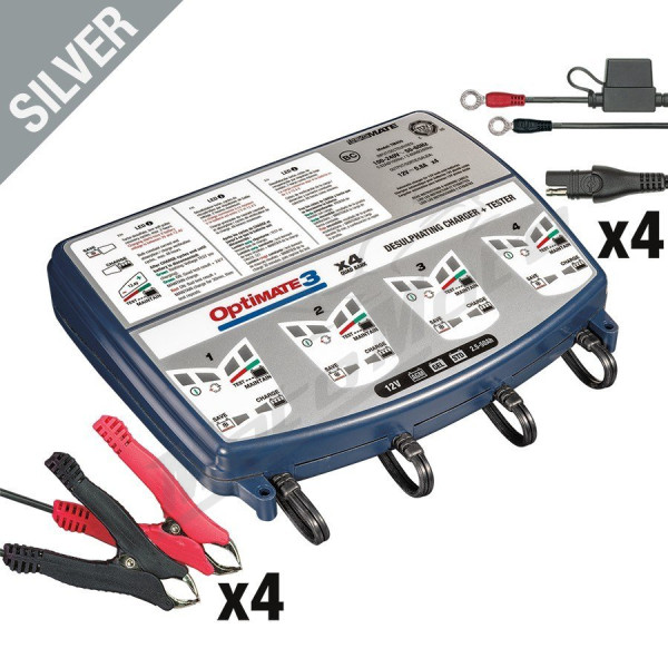 OPTIMATE Battery charger 12V 0.8A 3-40AH
