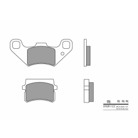 BREMBO Street Carbon Ceramic stabdžių trinkelės priekinės PGO BUG RIDER 250 2004-2018