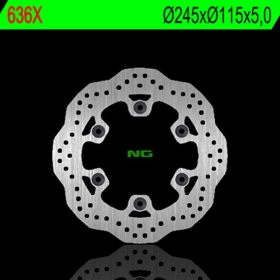 NG BRAKES 636X galinis fiksuotas stabdžių diskas DUCATI / LAVERDA / YAMAHA