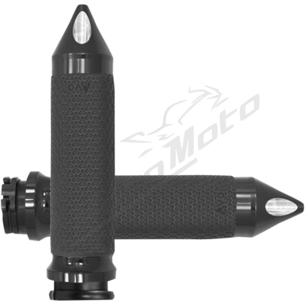 AVON GRIPS Vibration Dampening Memory Foam Grips Harley-Davidson 1000–1800 cc 1984–2017