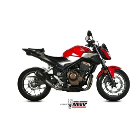MIVV MK3 Slip-on Black exhaust HONDA CB500F