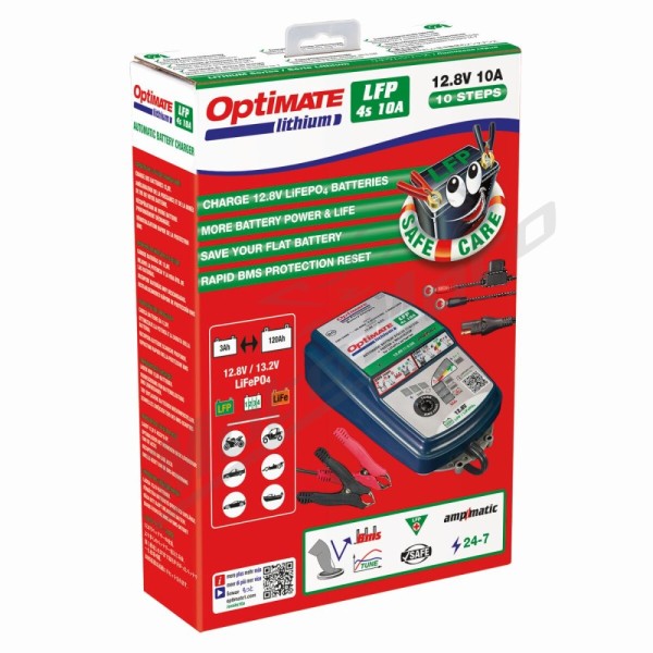TECMATE Optimate™ Lithium LFP 4S 10A Battery Charger