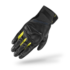SHIMA HERO MEN Leather Gloves Black / Yellow