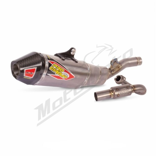 PRO CIRCUIT TI-6 Titanium/Carbon FIber Exhaust System Kawasaki KX 250 2025