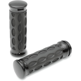 DRAG SPECIALTIES Custom Rubber Grips Harley Davidson FLHR / FLHRC / FLHRSE / FLHT / FLHTC / FLHTCU 1450-1800cc 08-15