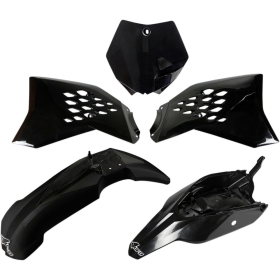 UFO Plastics Set KTM SX 65 2012-2015 Black