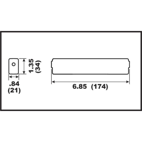 Perf anods variklio tvirtinimo dalis Transom Johnson/Evinrude