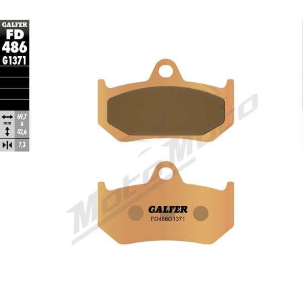 GALFER HH Sintered Brake Pads MV Agusta BRUTALE / F4 750-1090cc 00-15