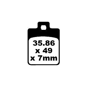 EBC SFA Brake Pads CPI / DERBI / GILERA / KEEWAY / KREIDLER / PEUGEOT / PIAGGIO / SYM / VESPA 25-500cc 96-23