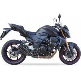 IXIL dvigubas Hyperlow L3XB duslintuvas nerūdijančio plieno juodas / aliuminis Kawasaki Z 750 2007-2012