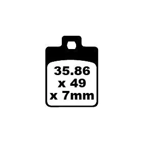 EBC SFA Brake Pads CPI / DERBI / GILERA / KEEWAY / KREIDLER / PEUGEOT / PIAGGIO / SYM / VESPA 25-500cc 96-23